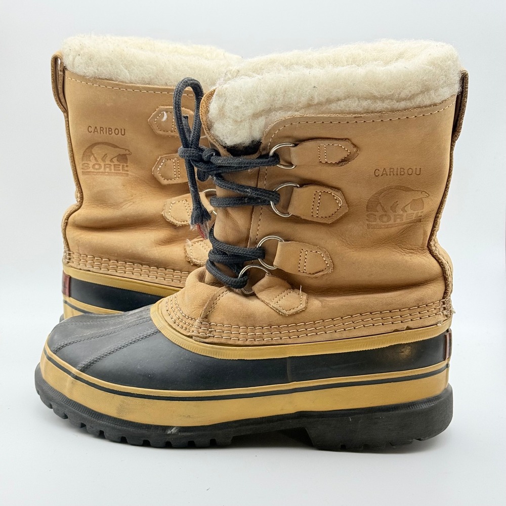 Vintage Sorel Caribou Made in Canada Après Ski Snow Boots Women's 7